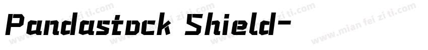Pandastock Shield字体转换